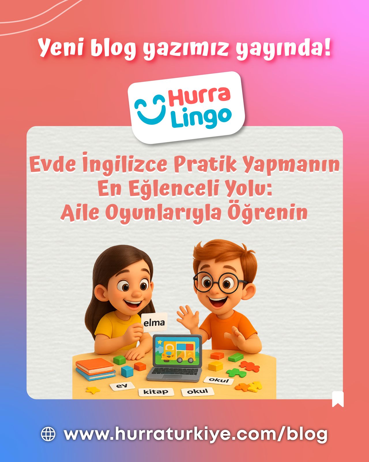 Evde İngilizce Pratik! Eğitici İngilizce Oyunlar